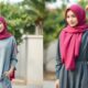 baju abu abu cocok jilbab warna apa