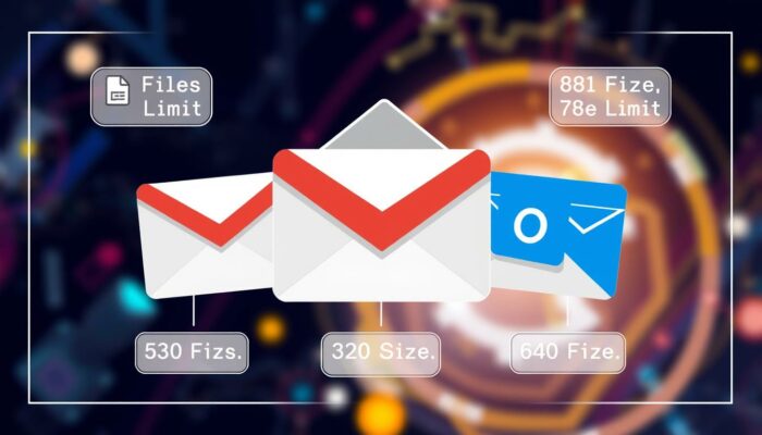 batas ukuran file dalam Gmail, Yahoo Mail, dan Outlook