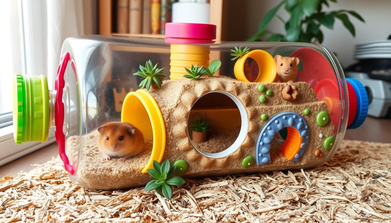 cara membuat rumah hamster dari botol