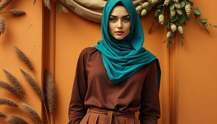 Kombinasi Warna Baju Coklat Tua Cocok dengan Jilbab Warna Apa?