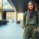 jilbab untuk baju warna army